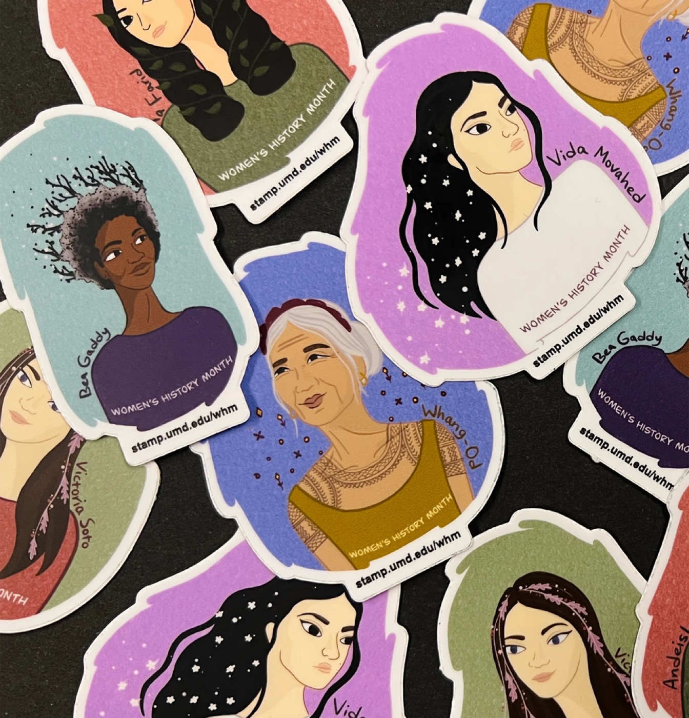 Women's History Month stickers