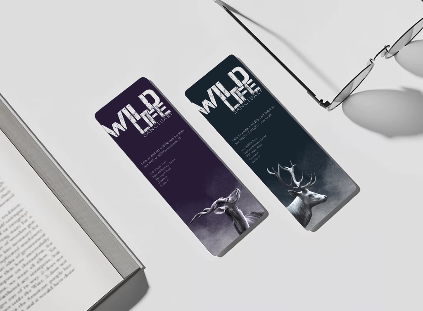 Wildlife Sanctuary bookmarks